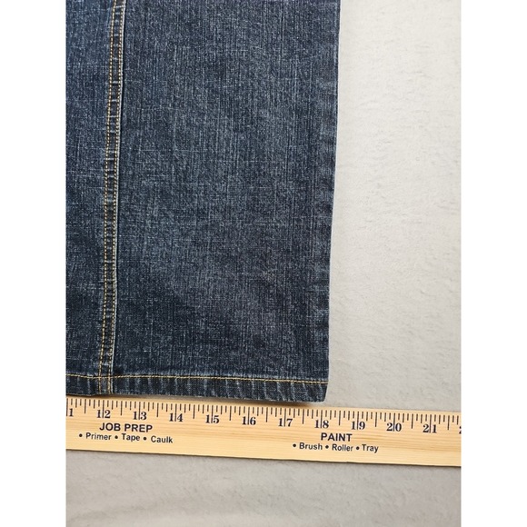 OLD NAVY Denim Full Front Snap Dress Women's Size 8 Pocket 3/4 Sleeve Vintage - Picture 7 of 11